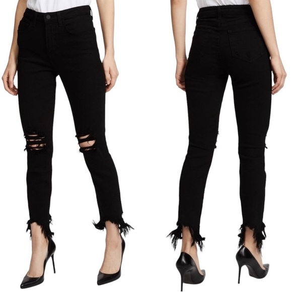L’AGENCE High Line Skinny Distressed Jeans Size 26 - Picture 2 of 10